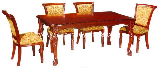 实木餐桌椅-T0610