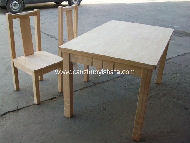 实木餐桌椅-T0619