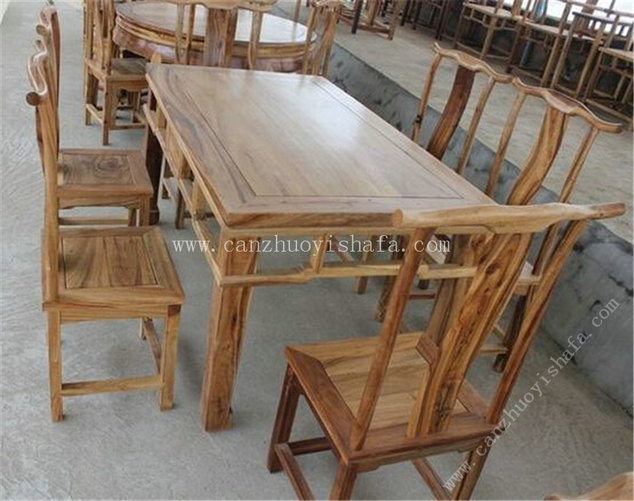 实木餐桌椅-T0623